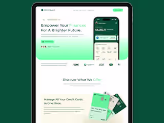 Green Bank - Framer Template