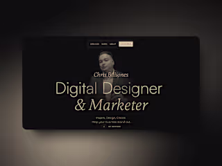 Digital Marketer : Portfolio Page Design