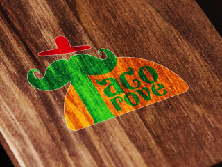 Taco Trove Business Logo - Taco Business Visual Identity