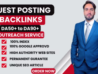 I will do guest posting outreach service on high authority sites