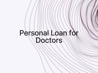 Personal Loan for Doctors