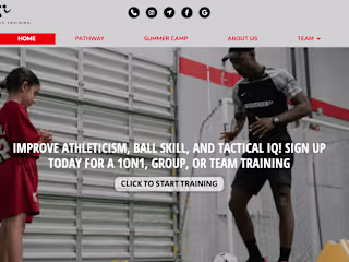 Website + SEO For Athletic Performance Training Company