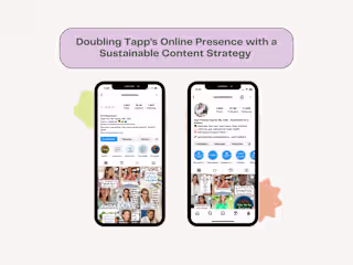 Doubling Tapp’s Instagram with a sustainable content strategy