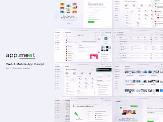 Case study Web Application UI UX Design App.Meat