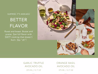 Website UX Design - Sunrise Avocado