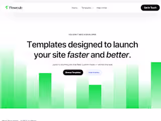 Premium Template Development for Flowcub.com