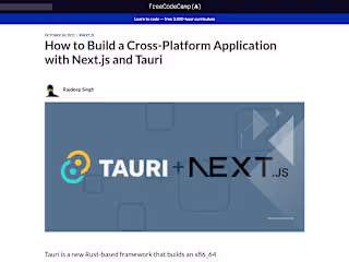 How to Build a Cross-Platform Application with Next.js and Tauri