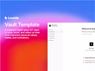 WhyVault - Personal Vault Template
