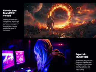 Landing Page for Streaming Media Edit Studio