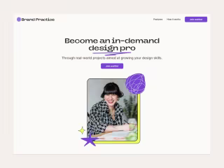 Brand Practice | Landing Page Design