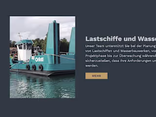 Website Redesign for a Naval Architecture company