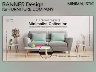 Compelling & Minimalistic Banner Advertisement Design