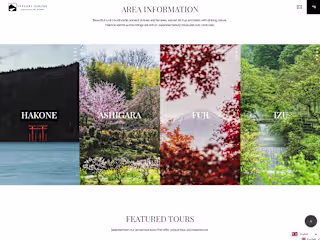 Explore Hakone website creation 