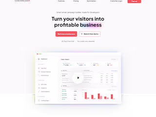ConversionX Landing page website design