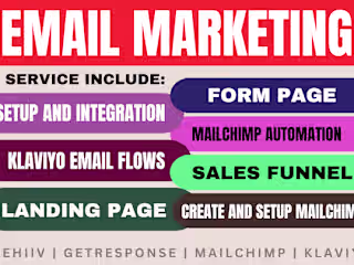 I will do email marketing campaign automation flow newsletter d…