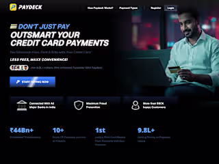 Landing Page Redesign for Paydeck.in