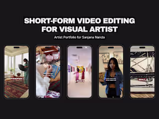 Short-Form Video Editing Series for By Sanjana