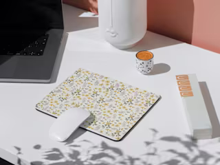 Yellow Spring Aesthetic Pattern Design
