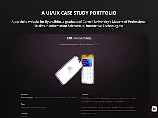 UI/UX Portfolio website