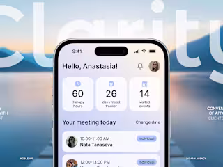 MENTAL HEALTH PLATFORM | MOBILE APP | APP DESIGN