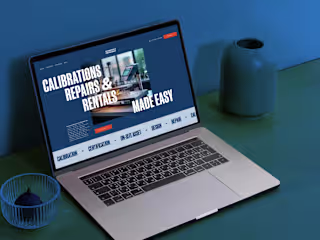 Instruments Repair Web UI/UX Design 