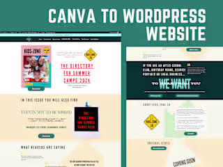 Canva Website to WordPress Website