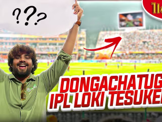 Risk Chesi IPL Match Loki Dongachatuga Tesukella - YouTube
