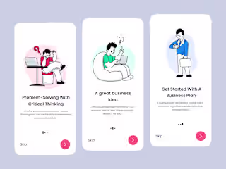 Onboarding process - Mobile app