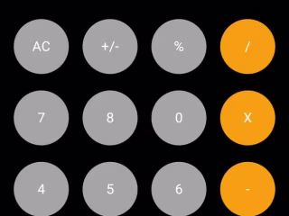 Calculator using Flutter