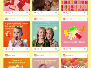 Gummy Glow Social Media Template 💥