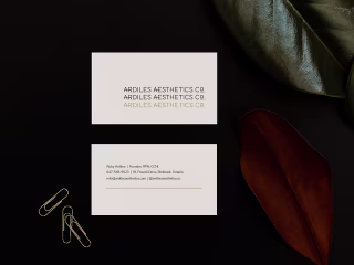 Ardiles Aesthetics Co. Branding