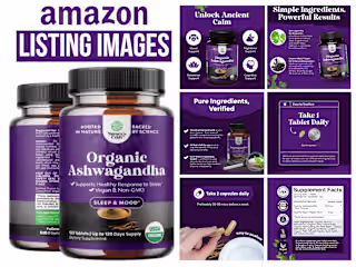 Amazon Listing Images Design (Nature's Craft)