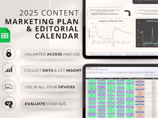 Content Marketing Plan & Editorial Calendar for 2025