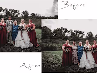 Custom Photo Editing for Wedding Photographer