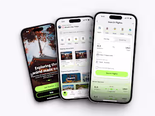 Embarko - UI Design for a Travelling Application