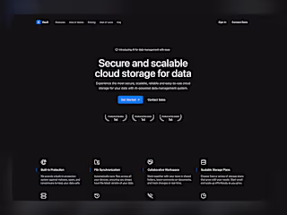 Vault - Premium SaaS Marketing Template Design