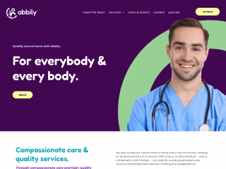 Abbily Support Services | Brand & Web Design
