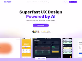 UI Design Generation - uxpilot.ai 