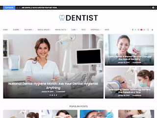 Dentist ' Blog Website 
