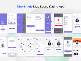 A map based dating hybrid app with flutter