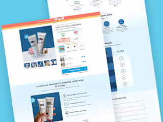 Shopify landing page - Replo