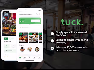 Tuck. (Find Nearby Businesses and Earn cashback.)