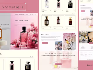 Aromatique : E-commerce website