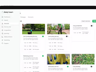 Deeplawn Sales Tool and Web App Redesign