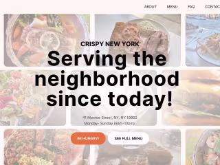 CrispyNY Framer Website