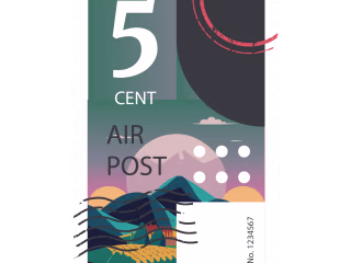 Postage Sticker DesignPostage Sticker Design :: Behance
