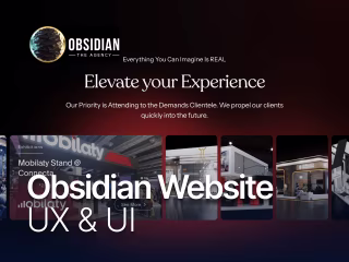 User-Friendly Agency Website Design | OBSIDIAN