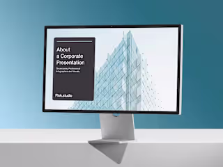 Corporate Presentation Deck — Infographics & Visual Storytelling