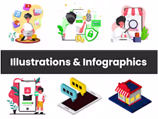 Designed Illustrations & Infographics :: Behance