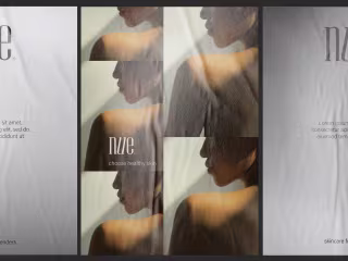 Nue Skincare- Branding, Packaging, Website, Print